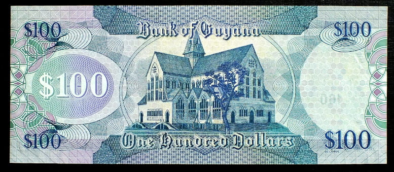 100 Dolarów - Gujana