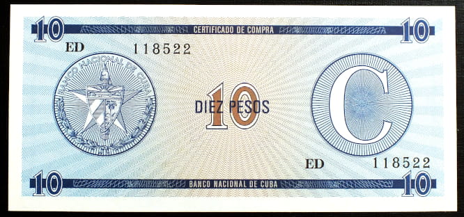 10 pesos KUBA - C