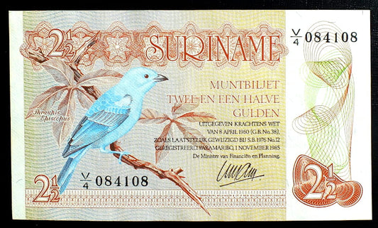 2,5 Guldena - Surinam 1985