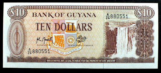 10 Dolarów  - Gujana